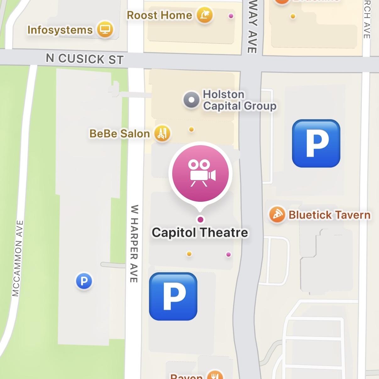 Parking map