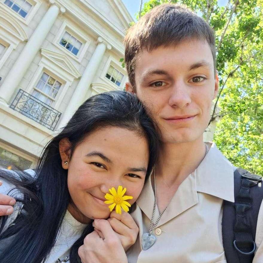 One of the many photos from our first Disney date. It was at that time when I realized his love language was giving me every flower he could pick. Not joking I've been handed more than I can count...