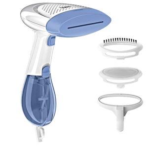 Conair Handheld Garment Steamer for Clothes, ExtremeSteam 1200W, Portable Handheld Design,White/Blue