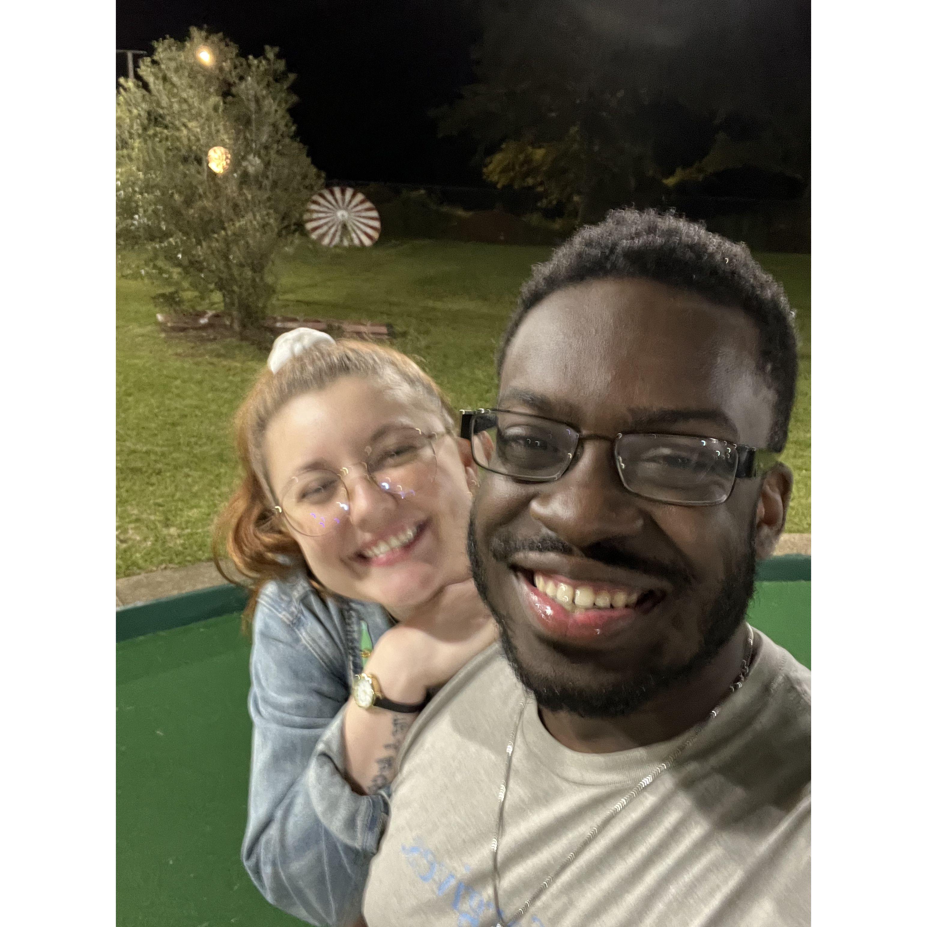We had lots of miniature golf dates!