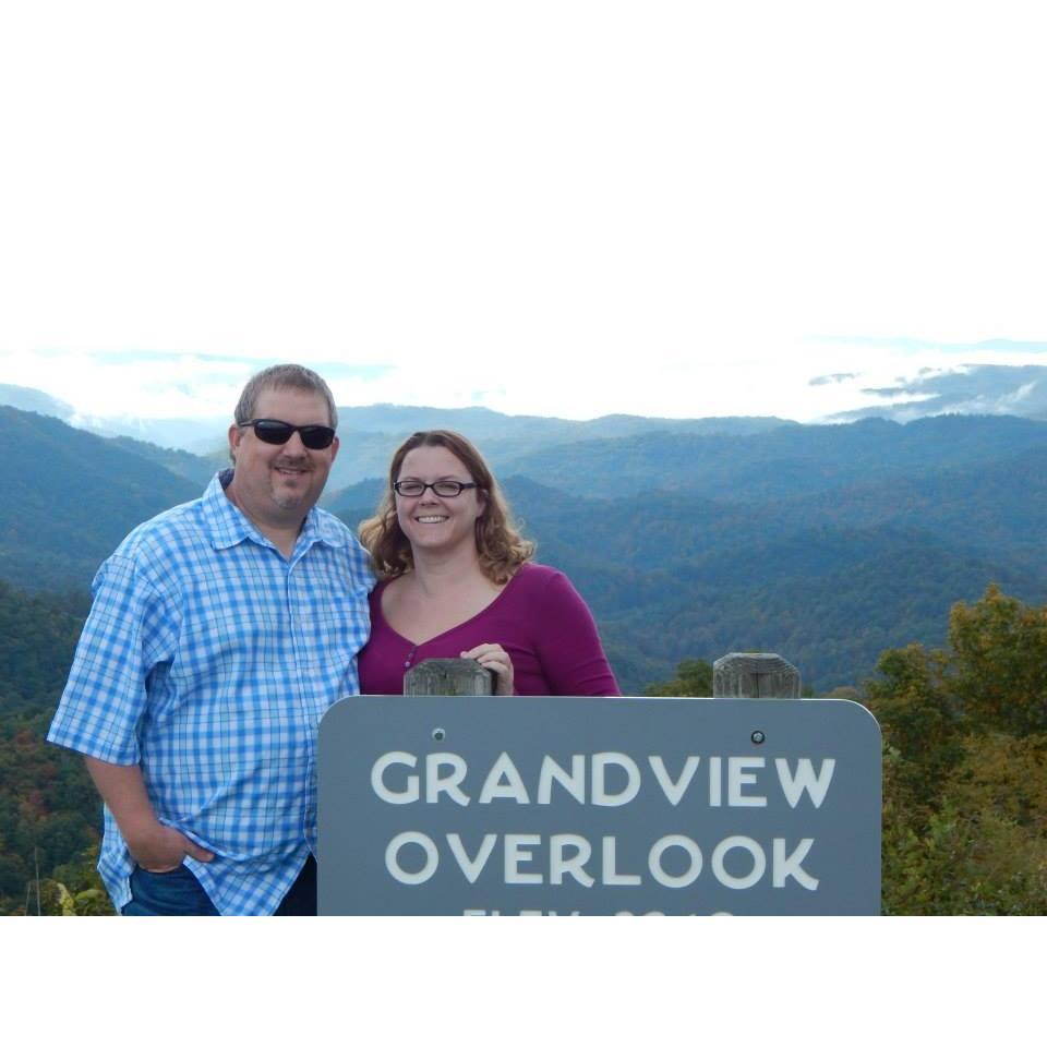 And I couldn't resist taking Donnie over to the Blue Ridge Parkway to show him the beautiful mountains of my home state North Carolina!