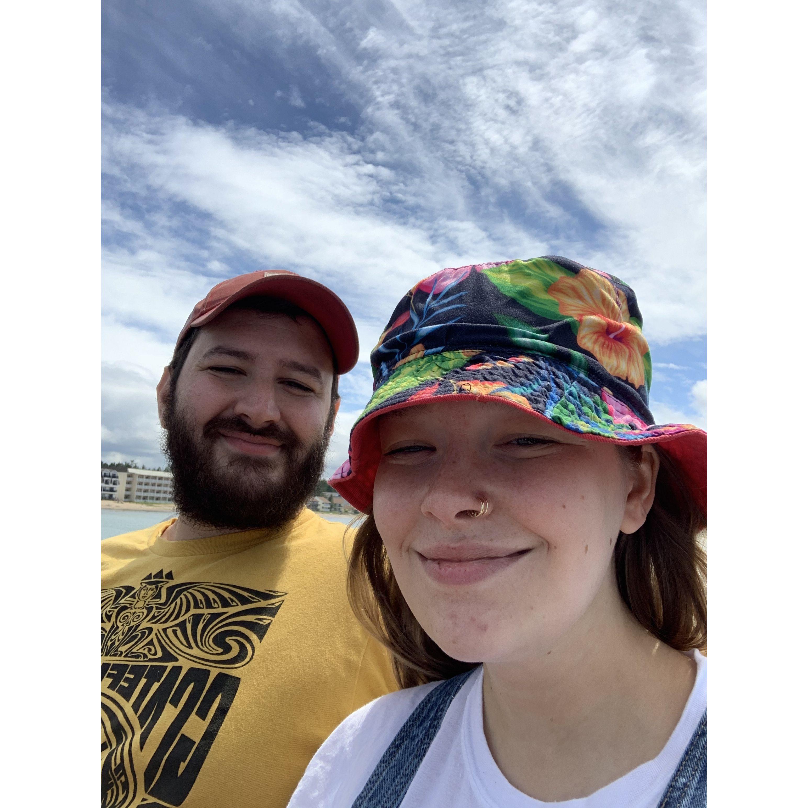 On a boat, perhaps?