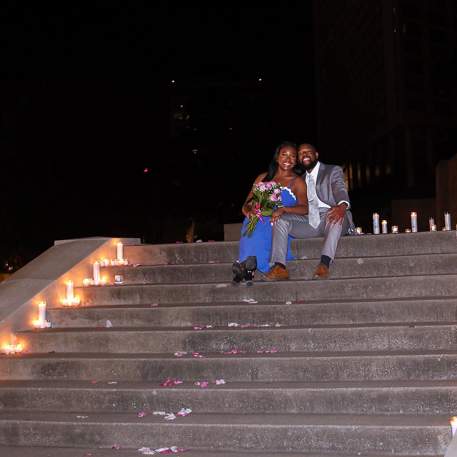 the night we got engaged!