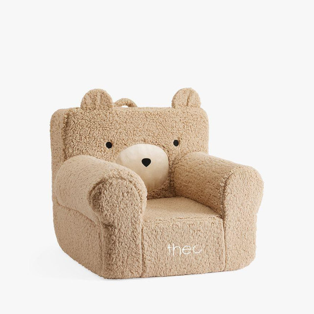 My First Anywhere Chair, St. Jude Oatmeal Sherpa Bear