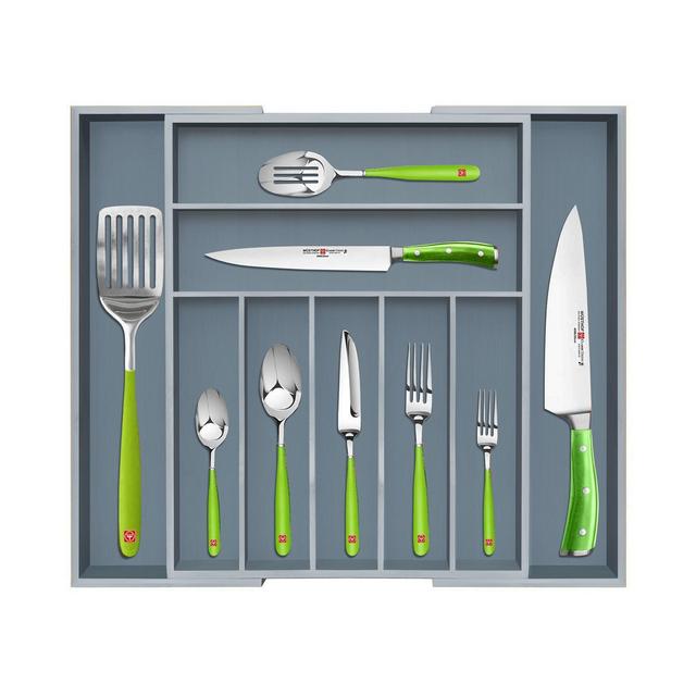 Royal Craft Wood Kitchen Drawer Organizer Expandable Organizer 9 Slot
