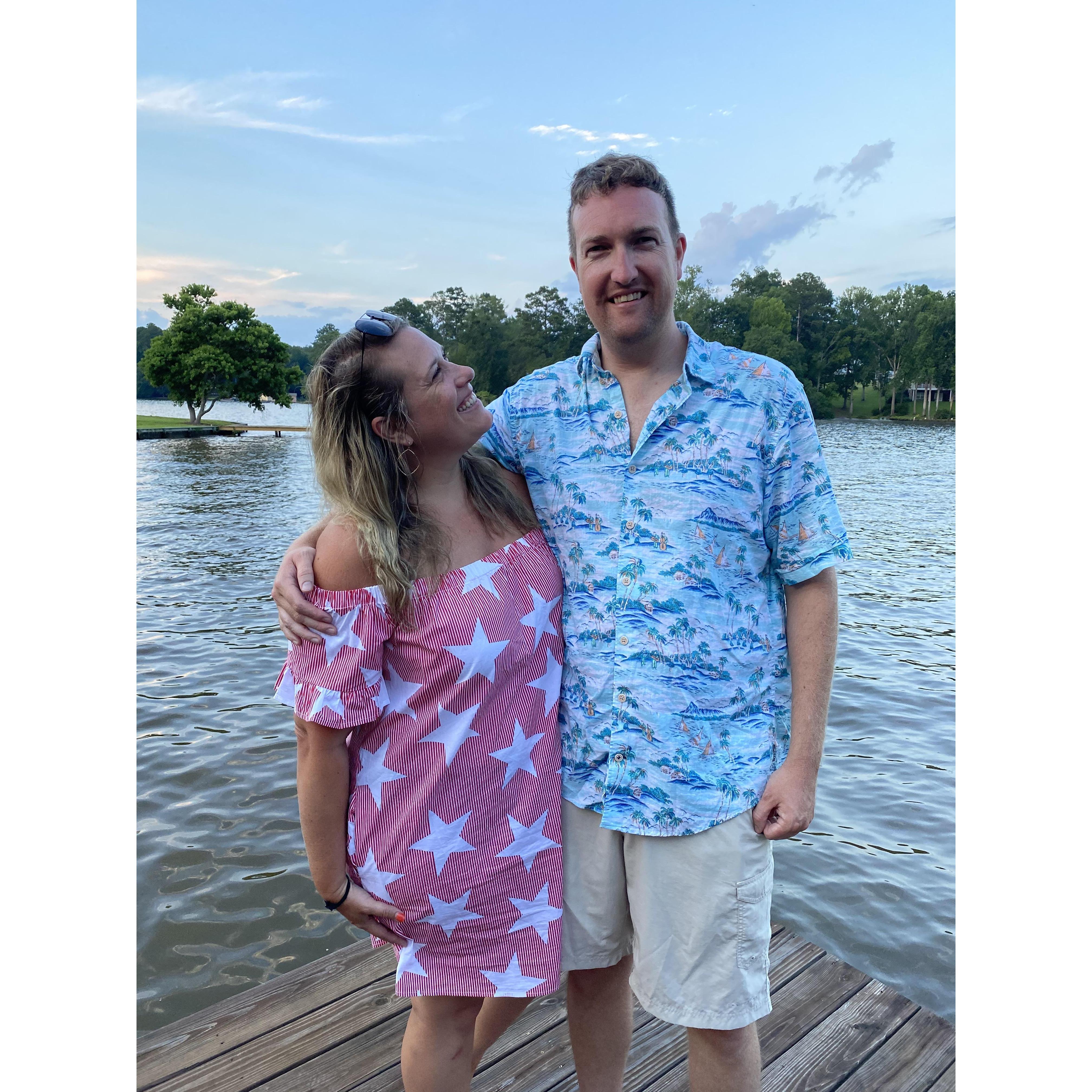 4th of July at one of our favorites, Lake Sinclair with my family!