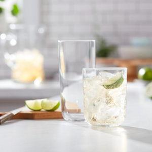 Libbey Polaris Axis 16-Piece Tumbler & Rocks Glass Set