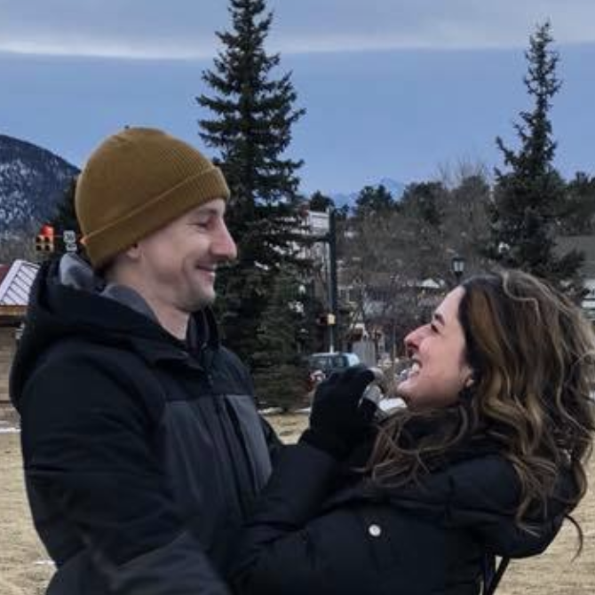 Our first visit to Estes Park together!