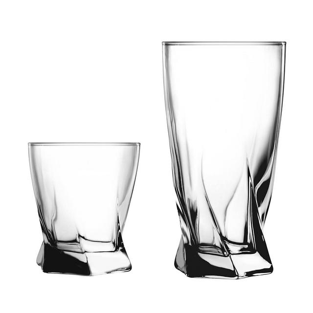 Anchor 16pc Glass Sybil Drinkware Set