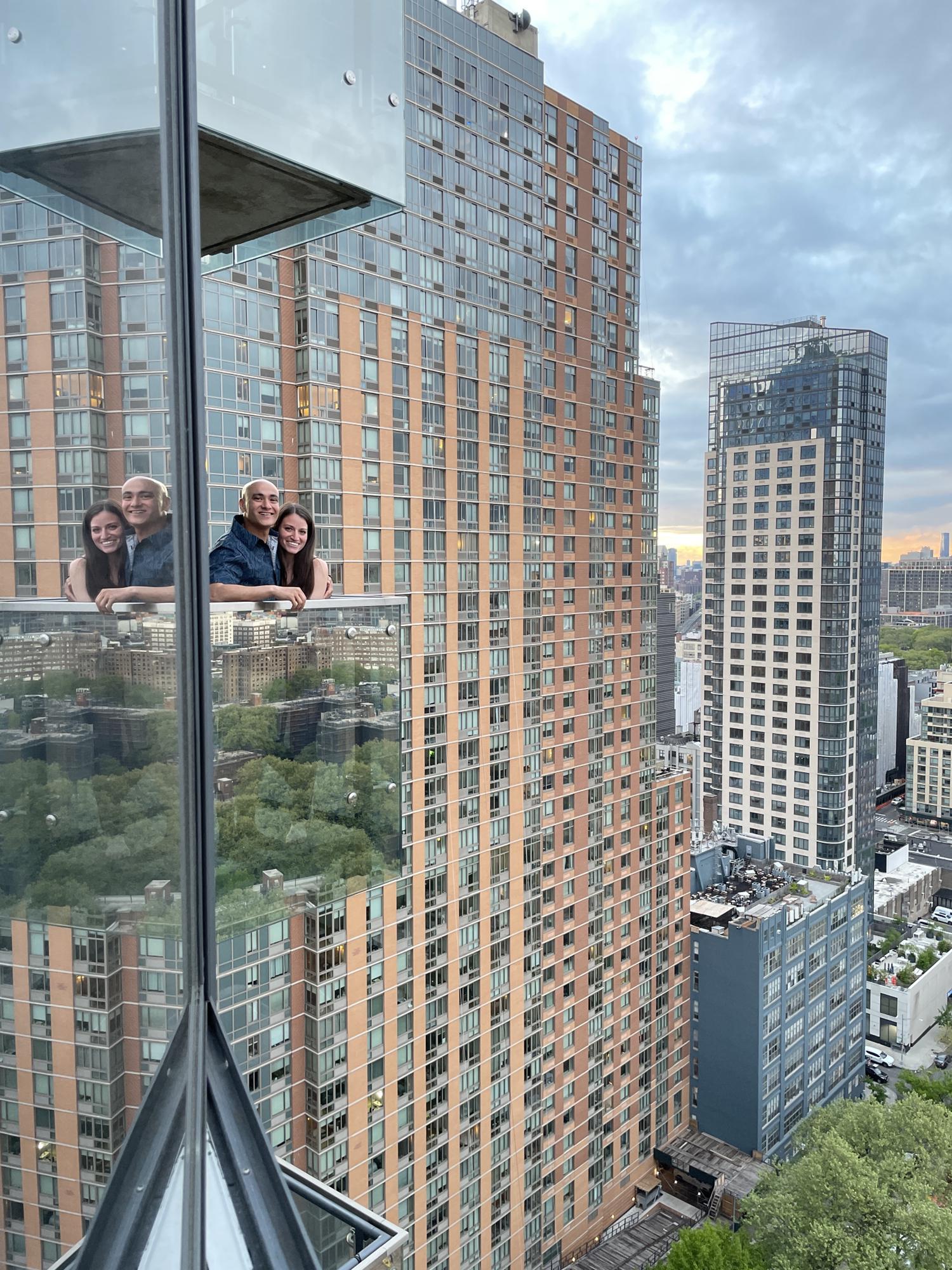 We moved to Brooklyn in 2021 where we had the most incredible balcony with a view of the East River.