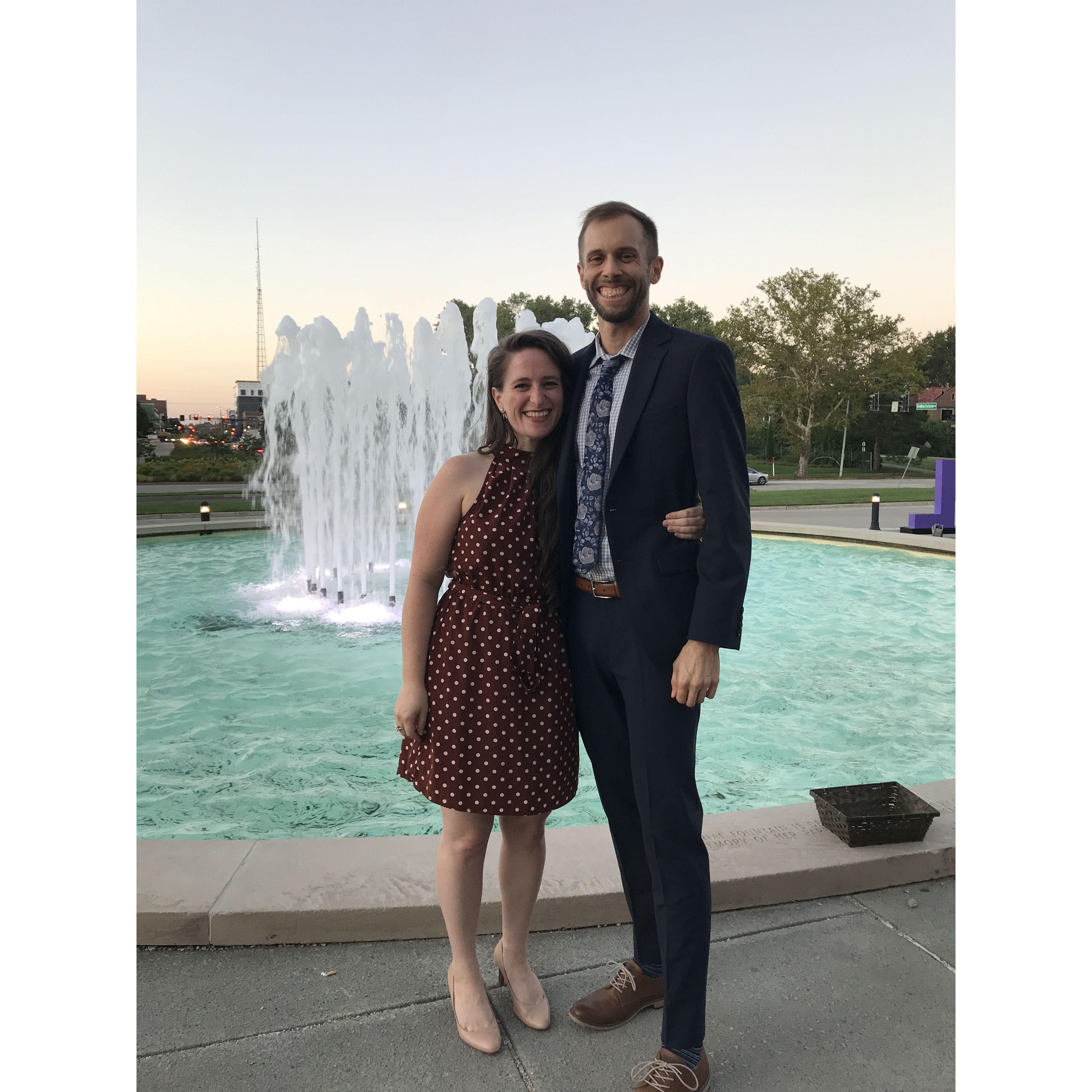 Anna & Chris's wedding, St. Louis History Museum, 2021