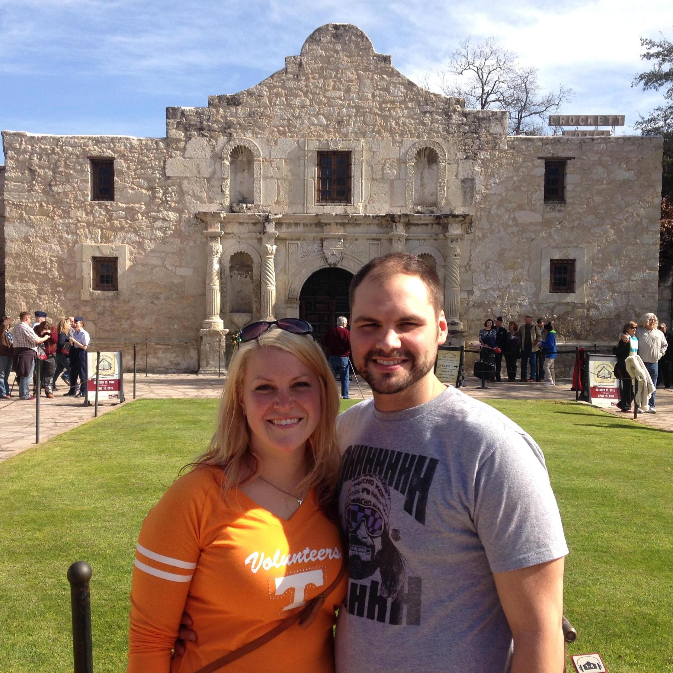 Zach's first visit to San Antonio in January 2015, just 5 weeks after we met!
