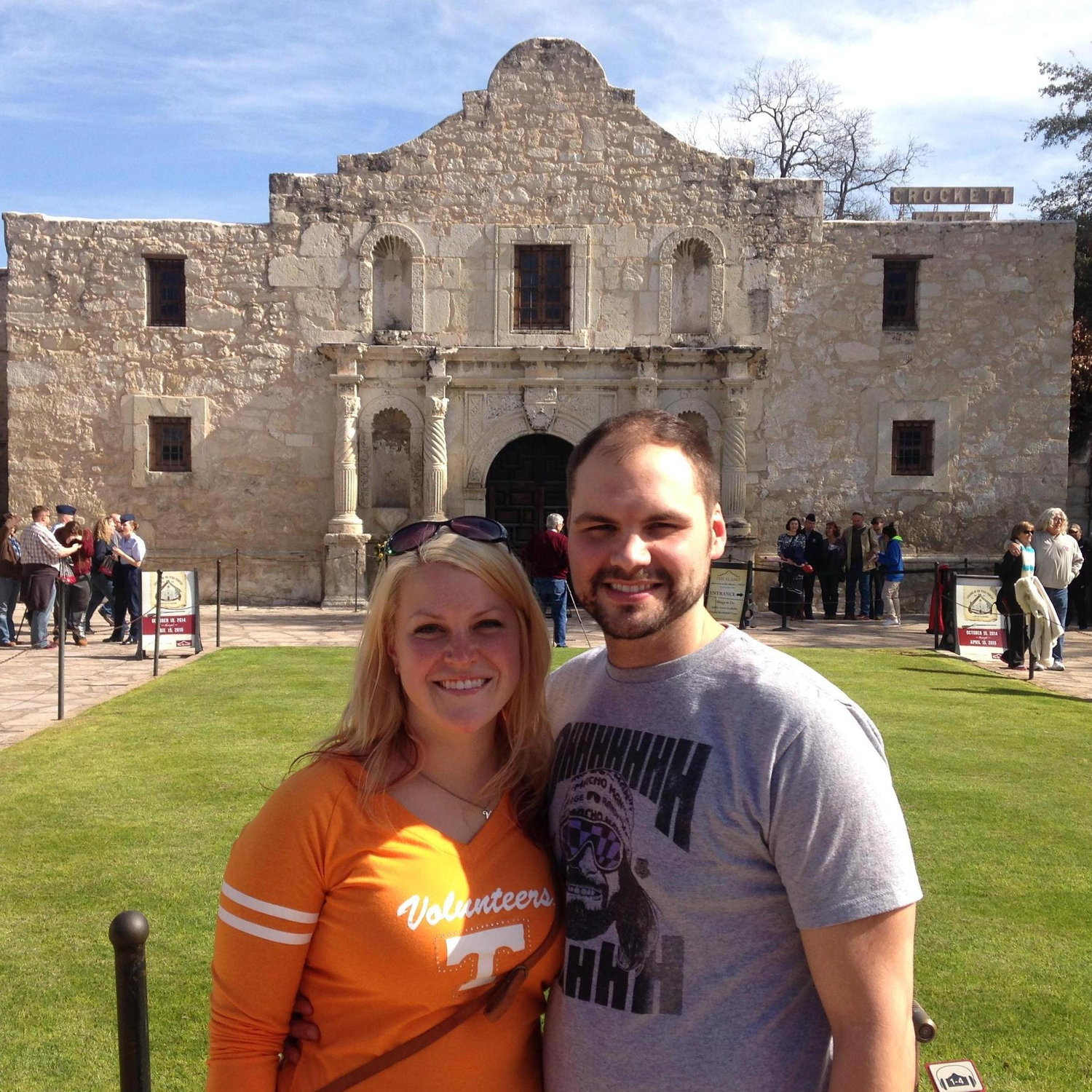 Zach's first visit to San Antonio in January 2015, just 5 weeks after we met!
