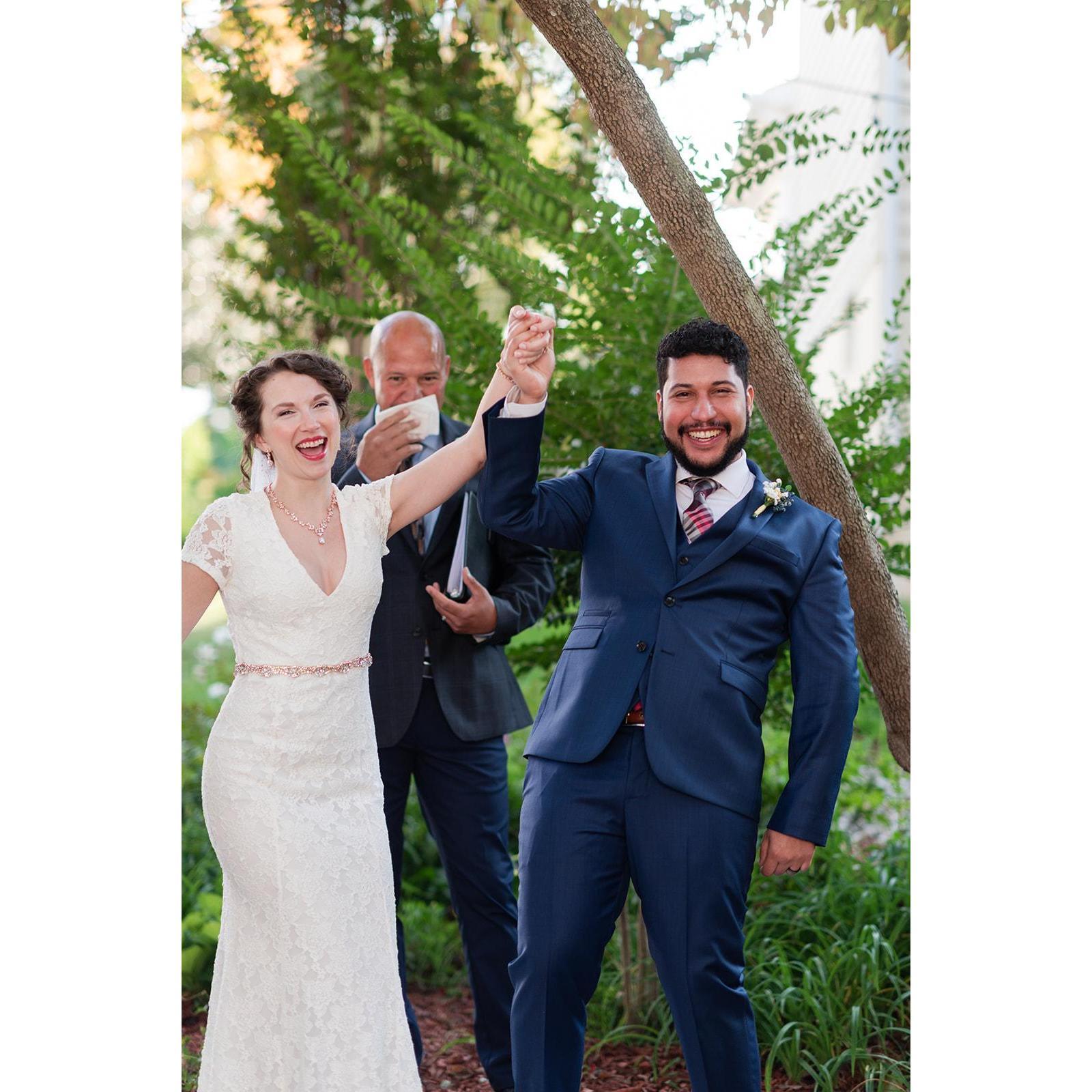 It's official! We're married!