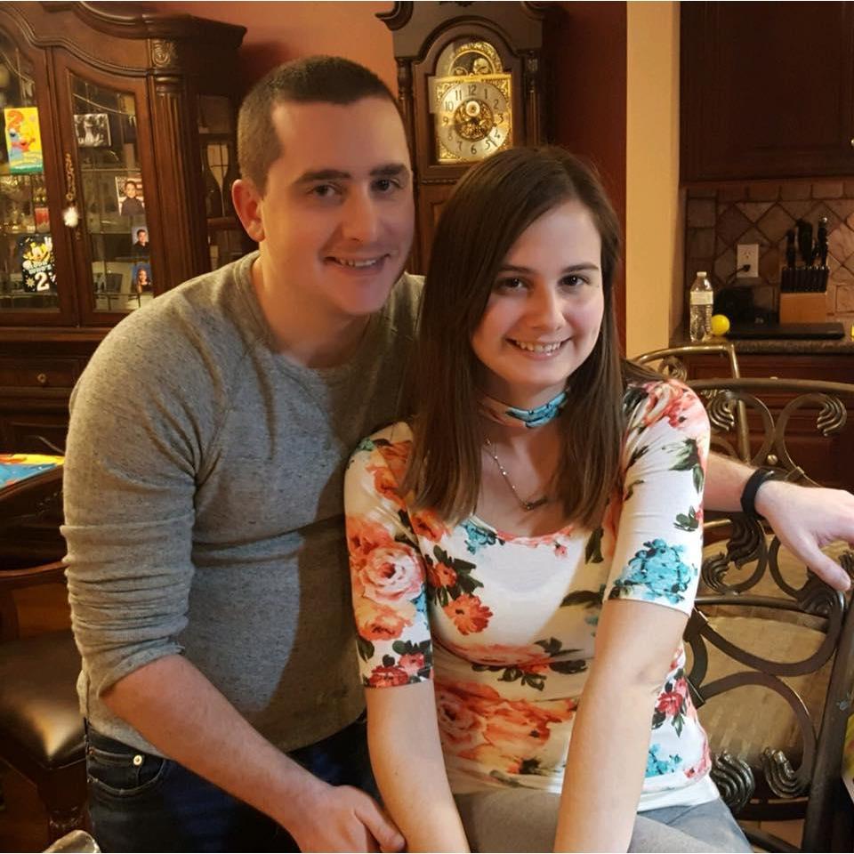 Our first picture together March 2018 :) Taken by David's dad