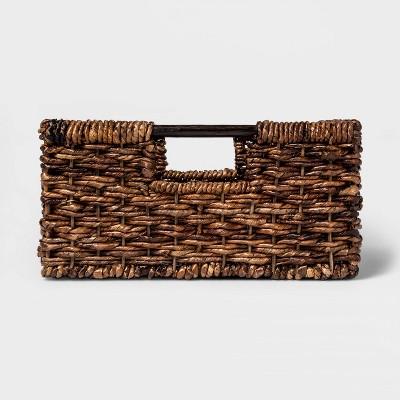 Woven Dark Global Folio Bin - Threshold™