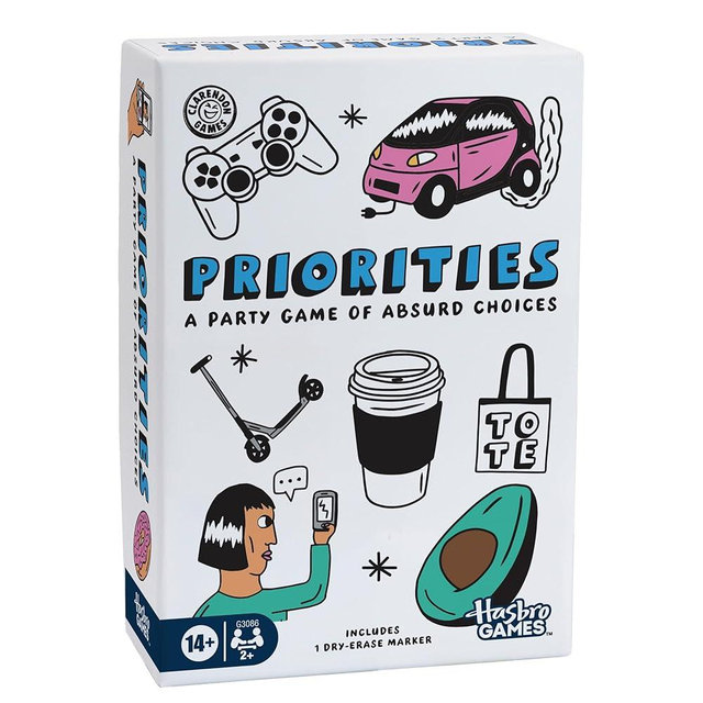Priorities Game | A Party Game of Absurd Choices | Hilarious Card Games for Adults and Teens | Ages 14+ | 2+ Players | 30 Mins.