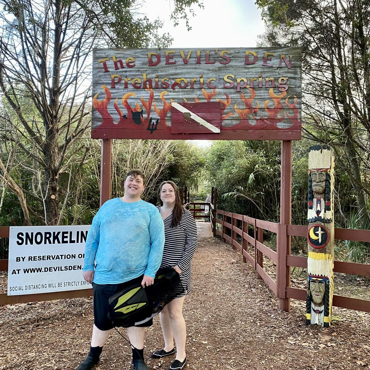 Jason’s 23rd birthday trip exploring the Devil’s Den. 10/10 would go on this trip again.