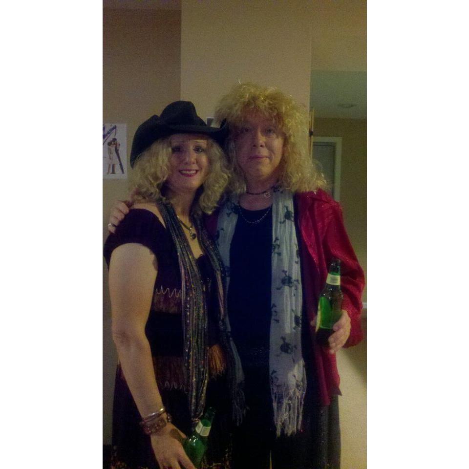Pip Stroud Birthday/Costume party- "Mr. David St. Hubbins of Spinal Tap and his gal pal "Jeanine Pettibone"