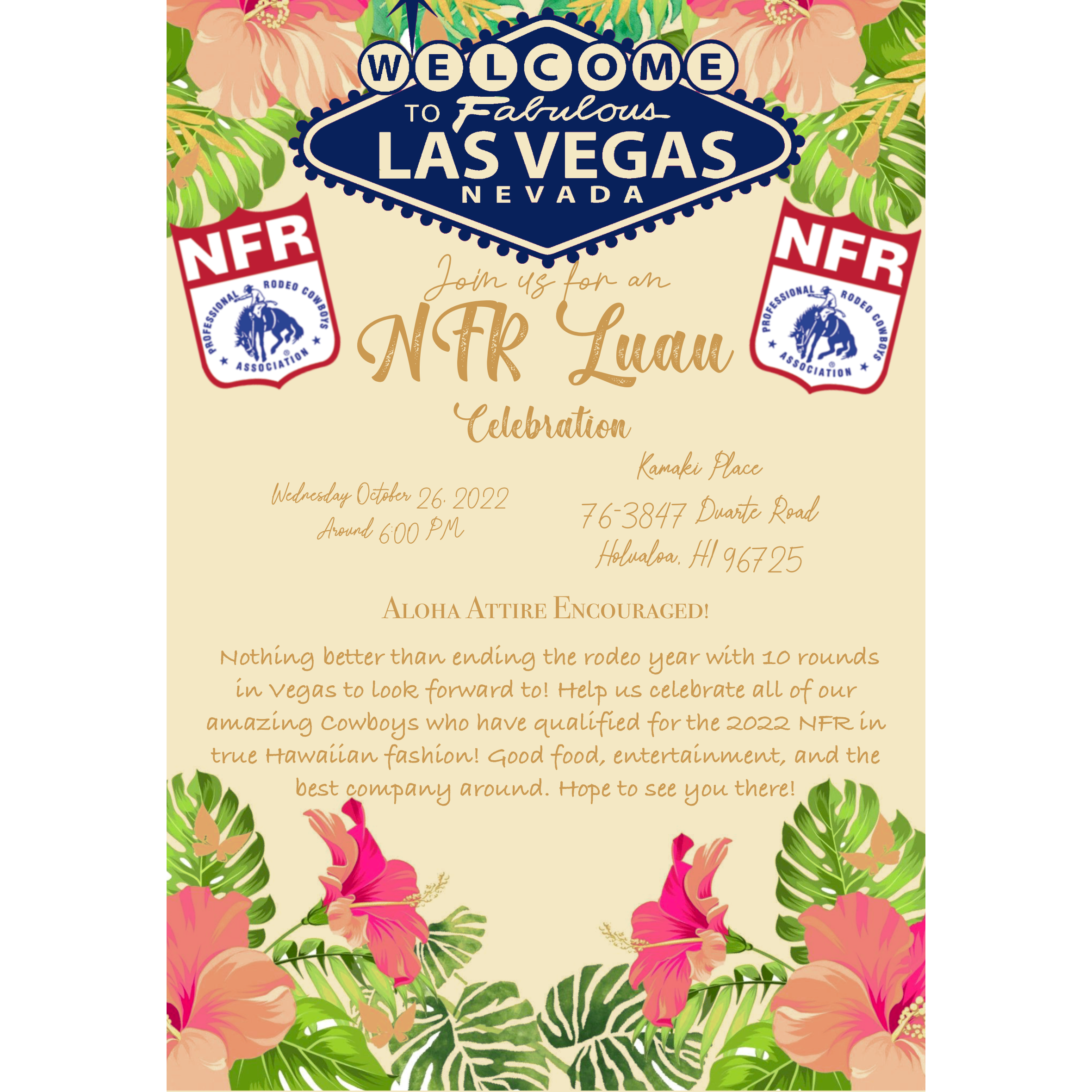 NFR Luau