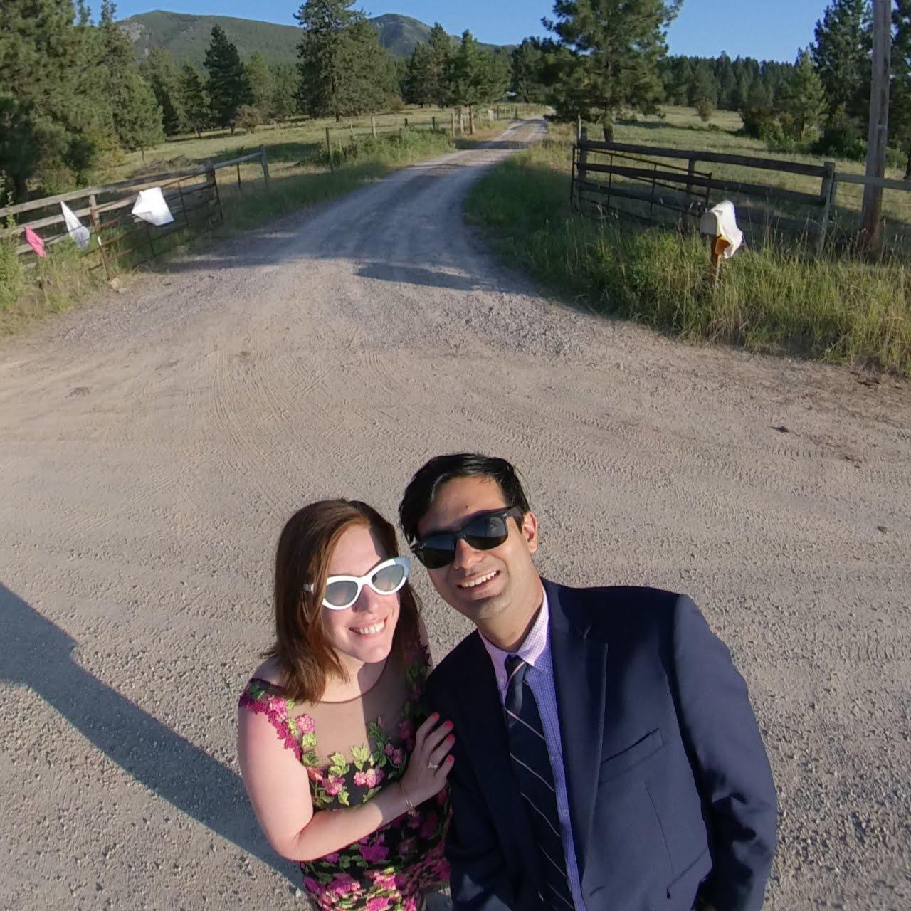 Emma and Mil in beautiful Missoula for Max and Elizabeth’s wedding!