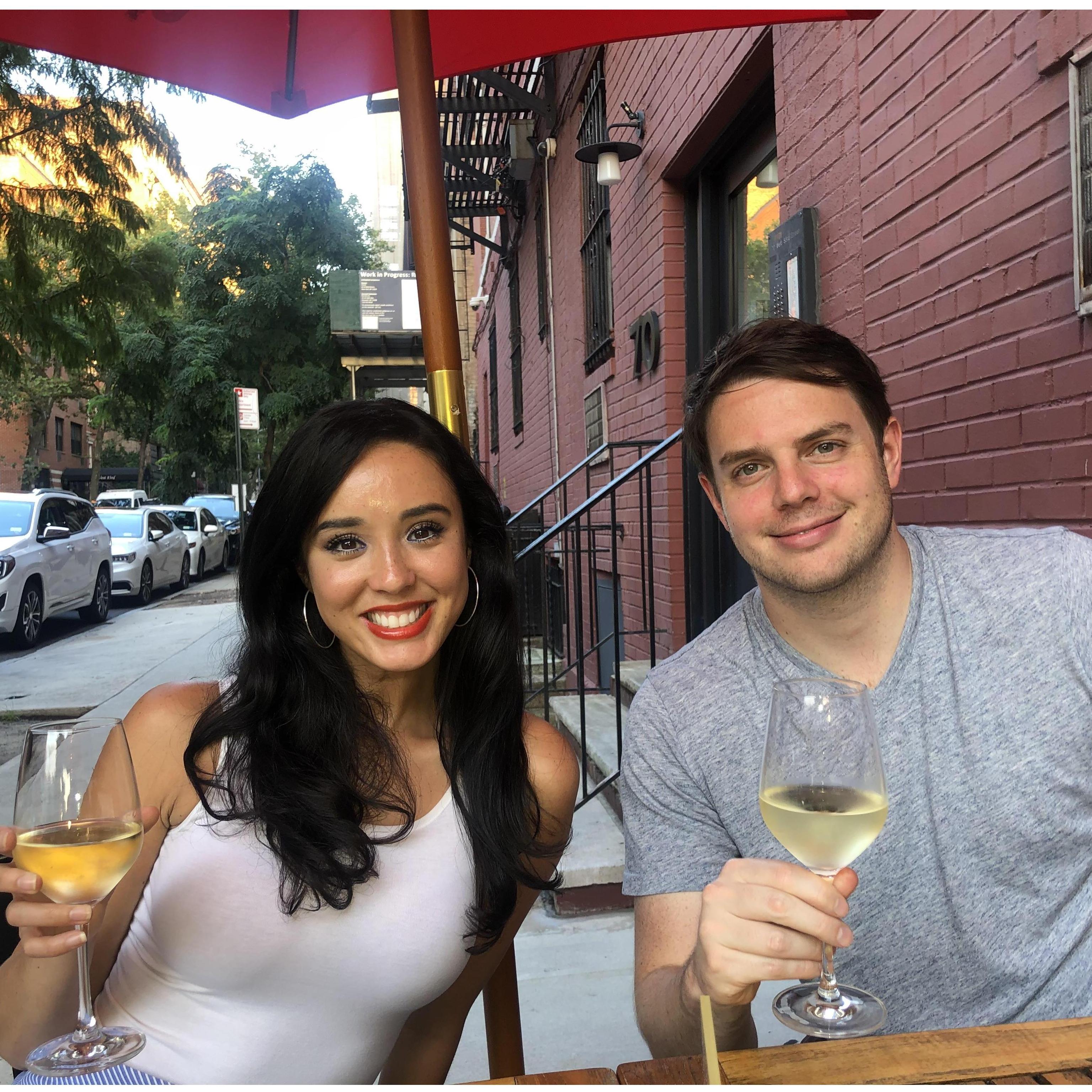 Drinks in our NYC neighborhood