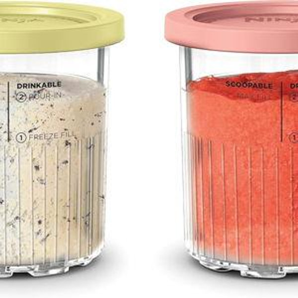 Ninja Creami Deluxe Pint Containers 2 Pack