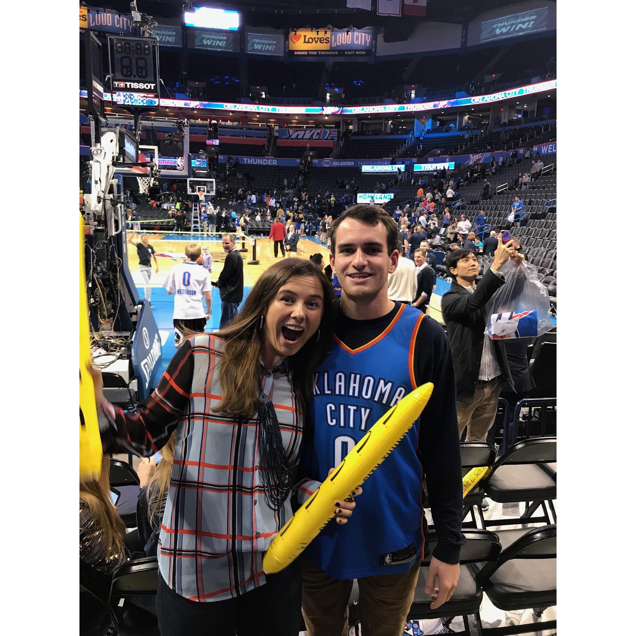 Andrew's 1st trip to OKC, Fall 2017