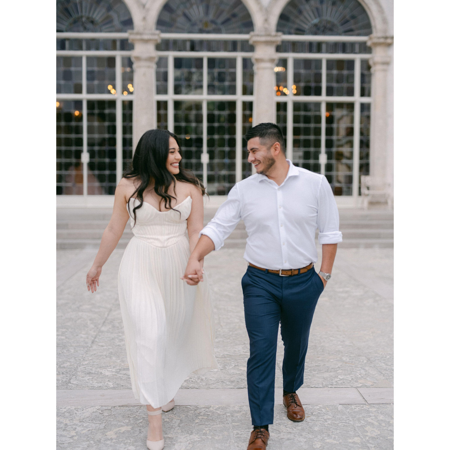 Engagement Photoshoot at Vizcaya Museum & Gardens