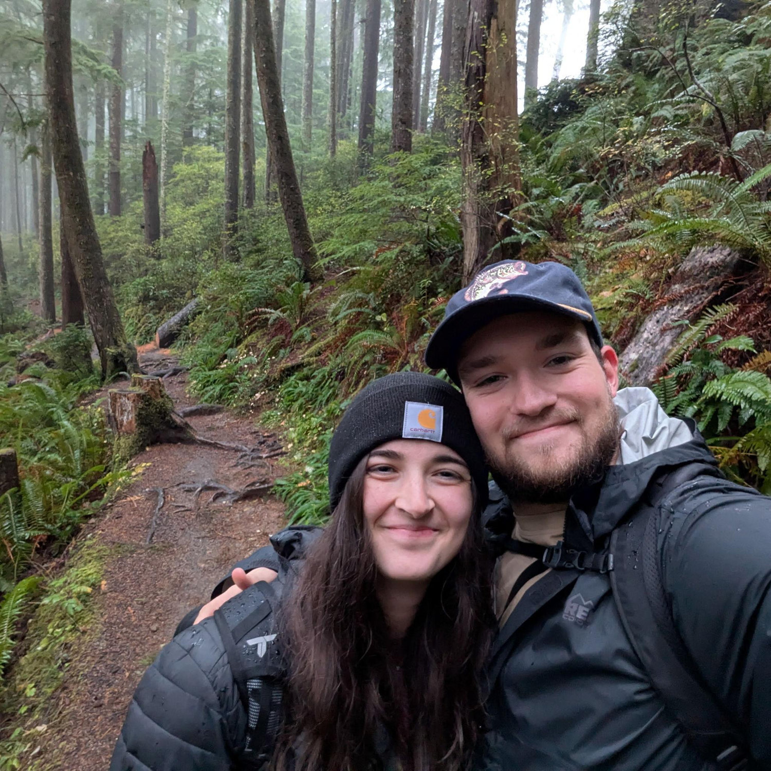 Hiking up to the proposal, she doesn't suspect a thing