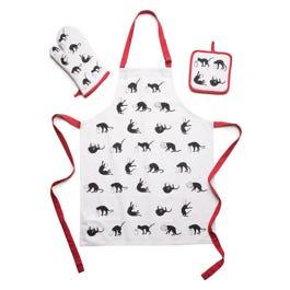 Steinlen Cats Apron, Oven Mitt, and Pot Holder