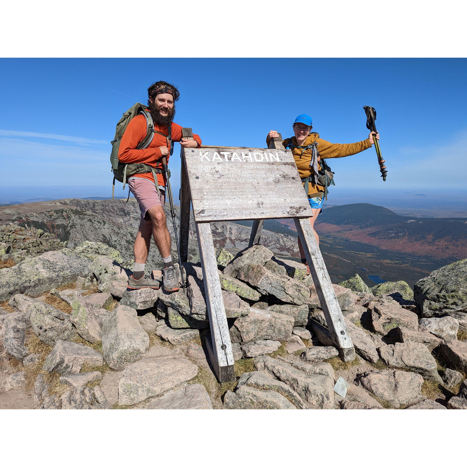 We did it! We hiked all 2193.4  miles of the AT, completing on Mt. Katahdin in ME on 10/6/22.