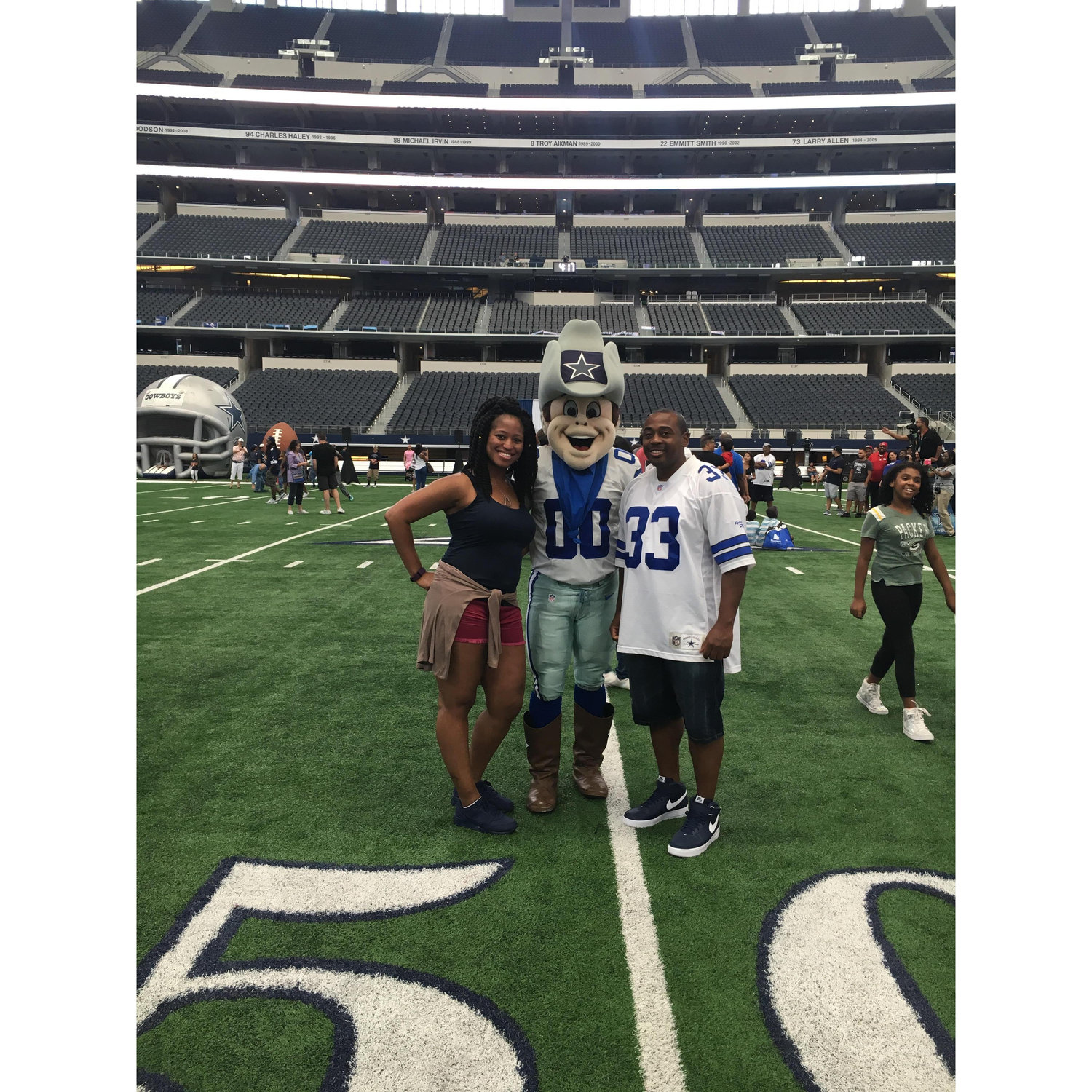 Our visit to Jerry's World (How about dem Cowboys!)