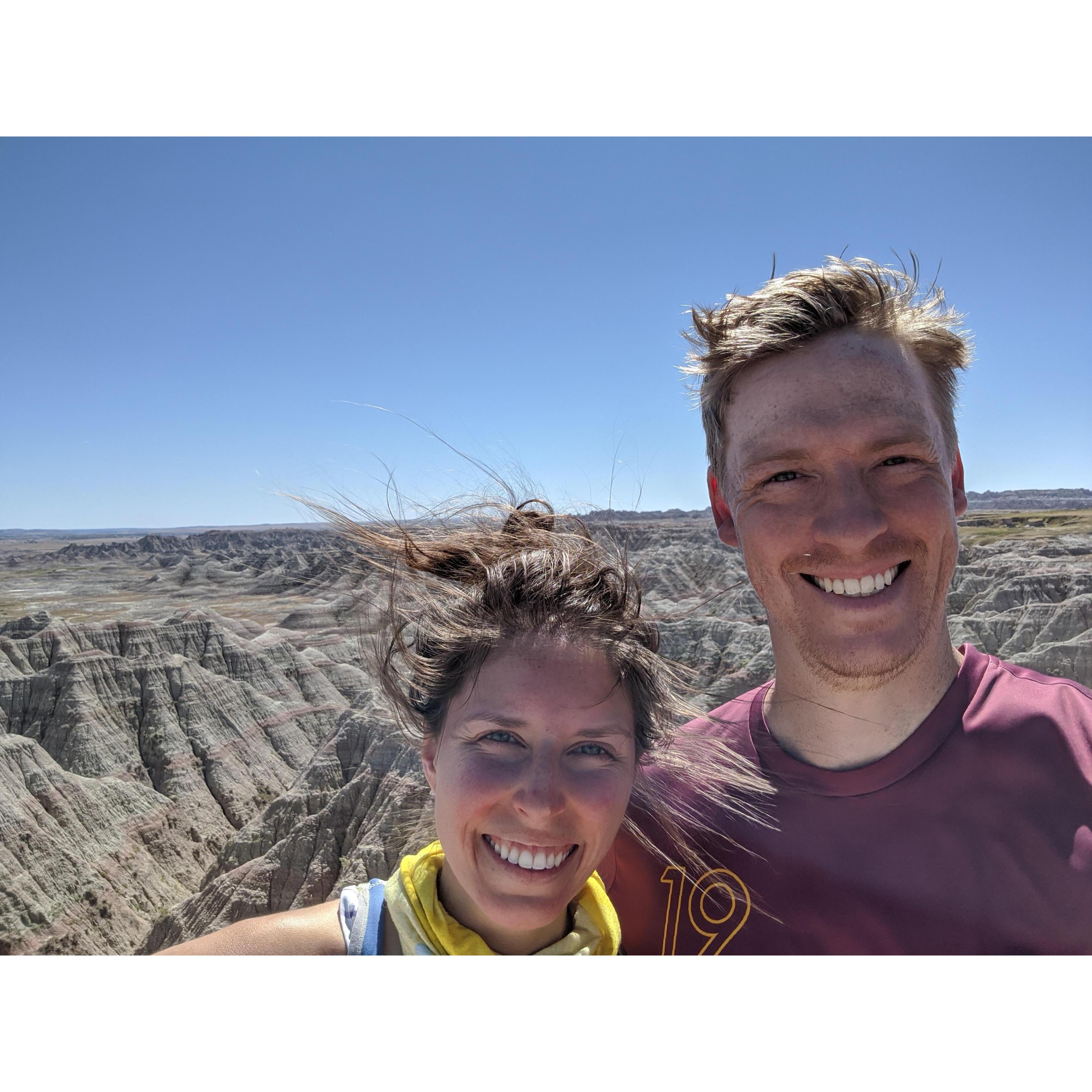 Hiking in the not-so-Badlands