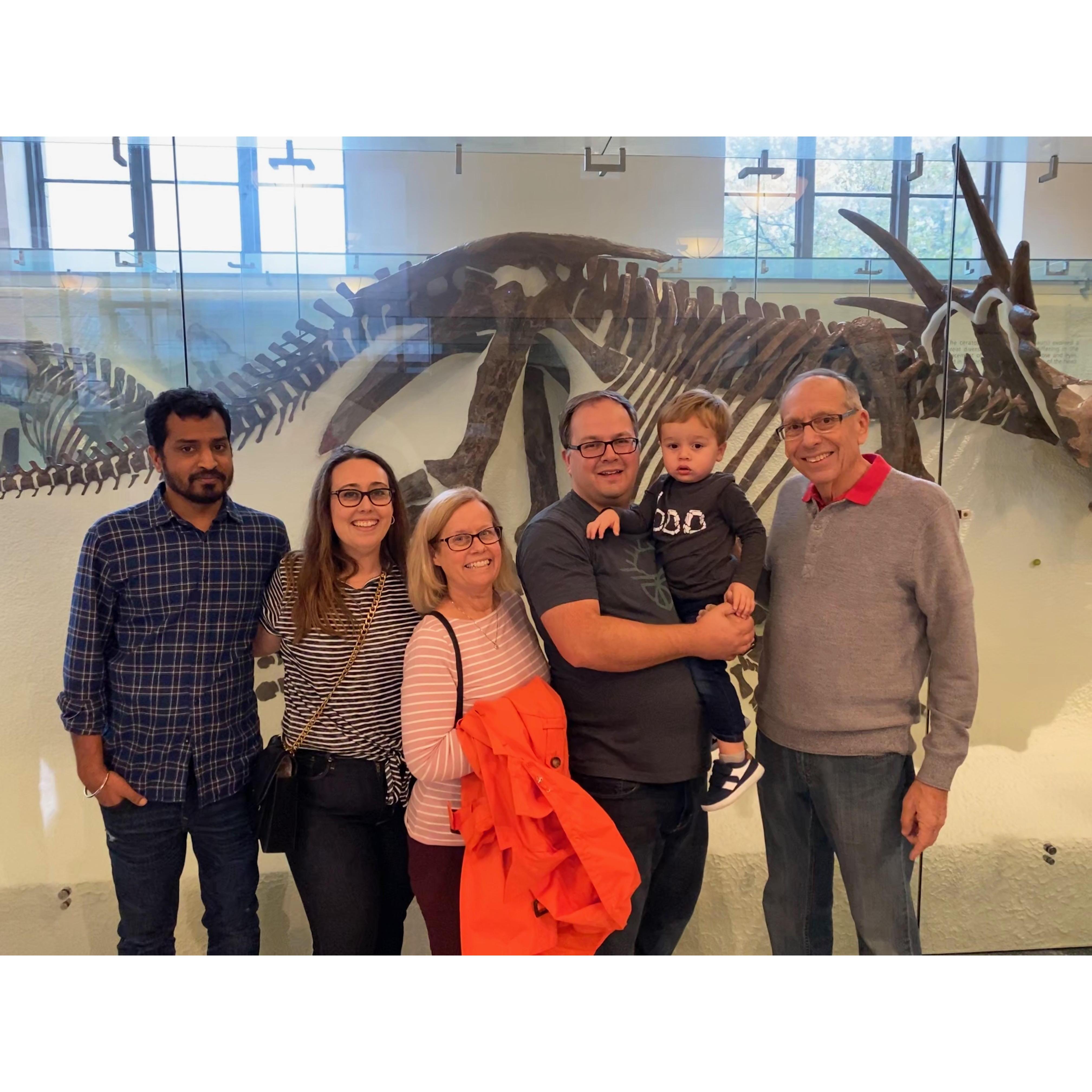 Family visit's NYC