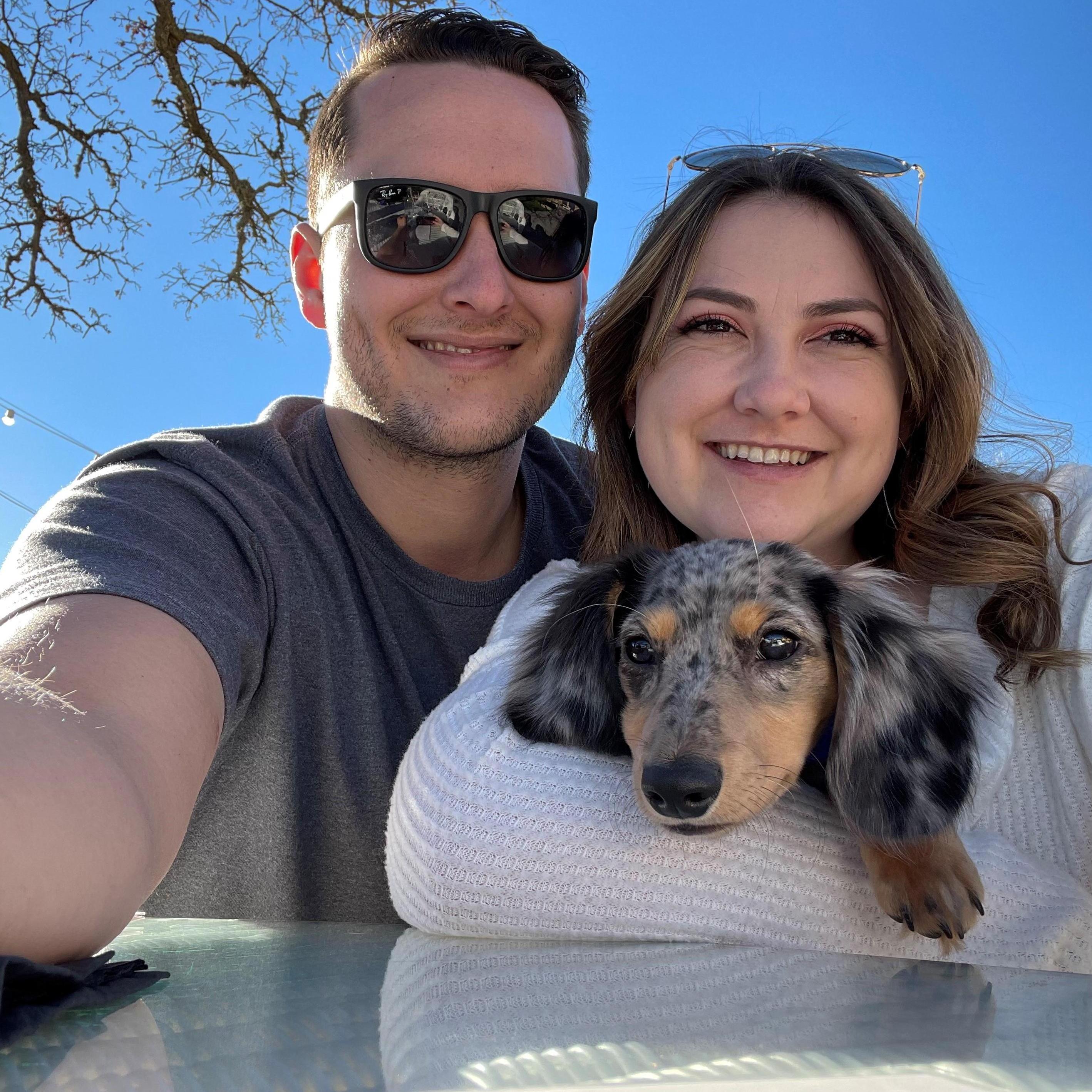 Taking our furbaby on his very first road trip to Paso Robles