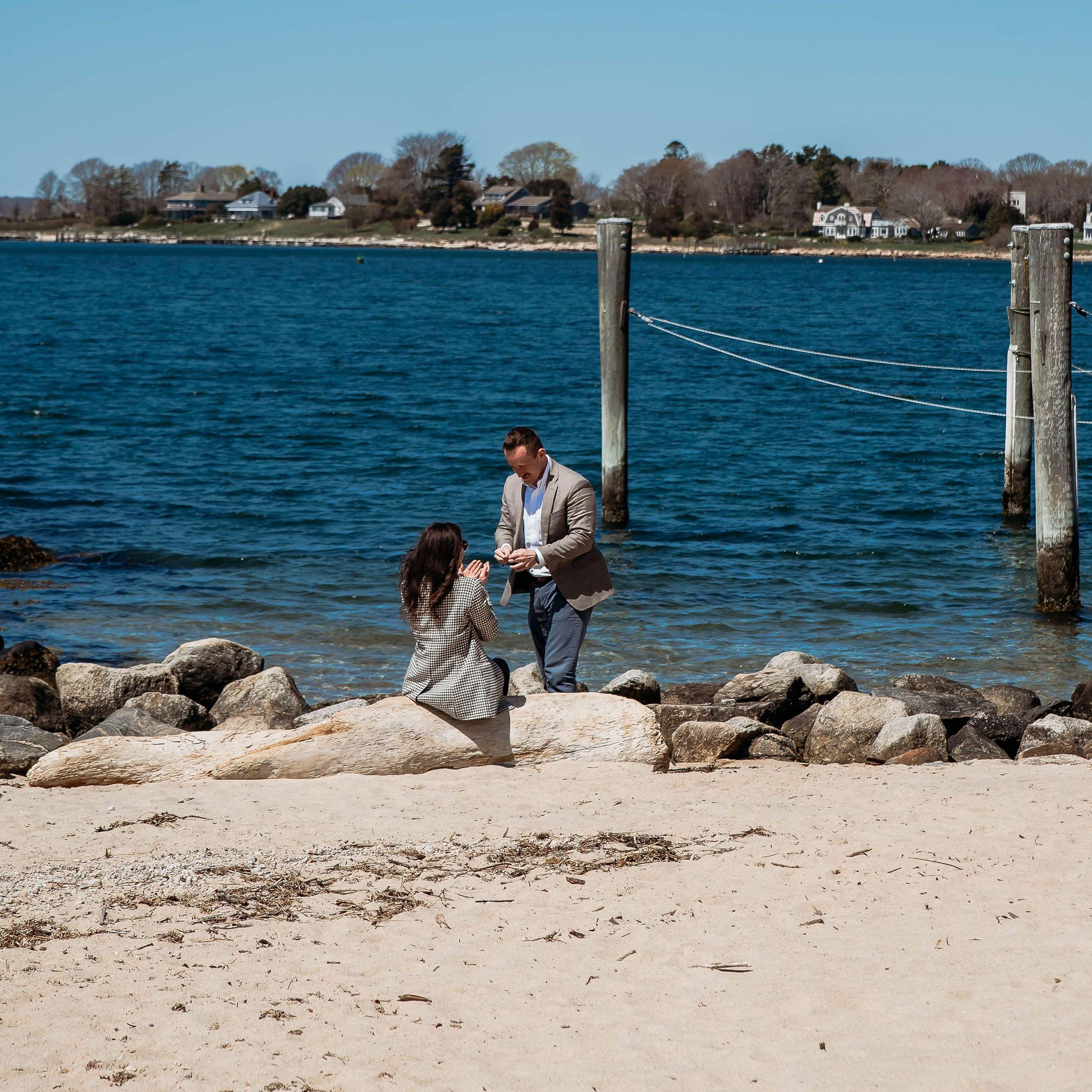 The big moment! She was SURPRISED!