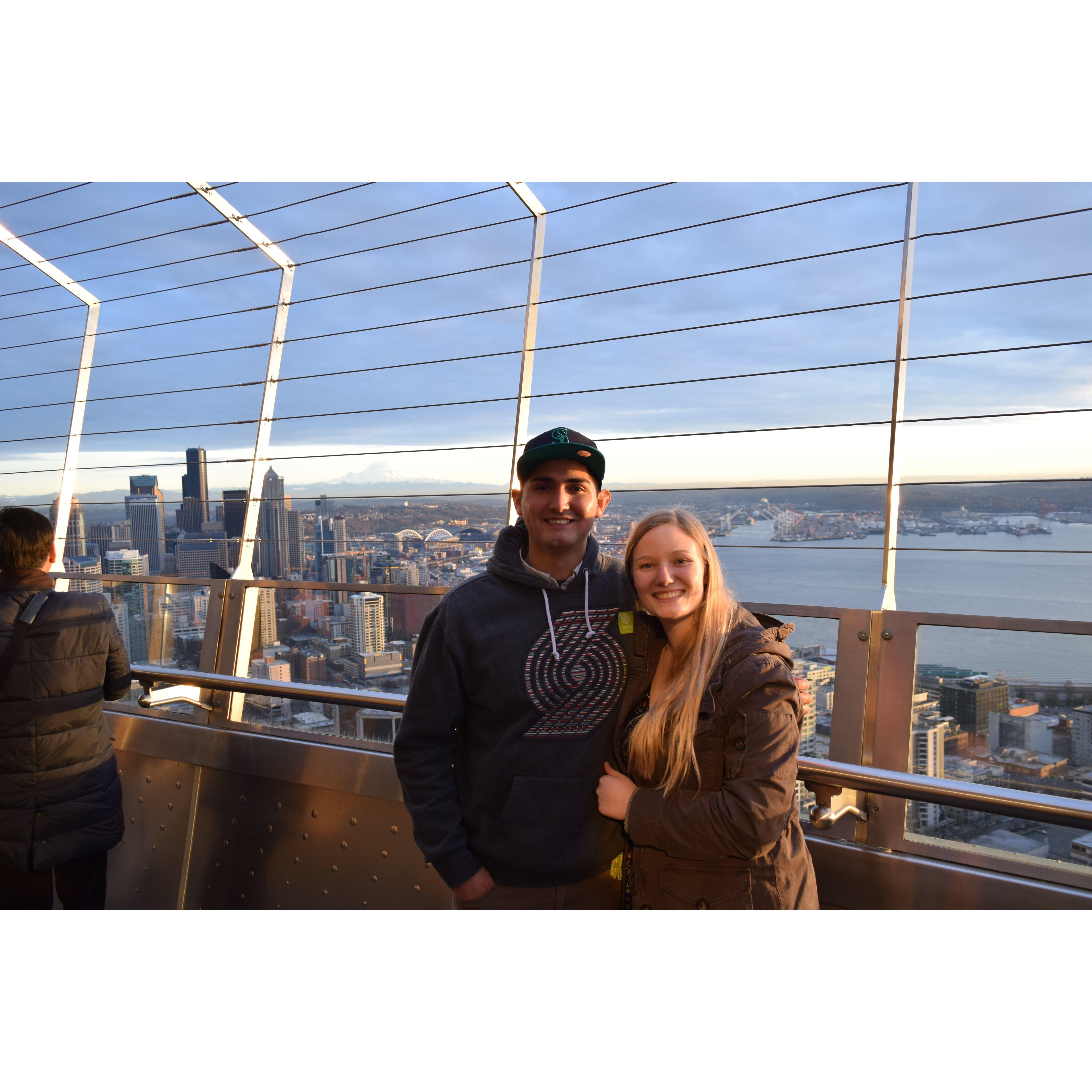 Space Needle, February 2016.