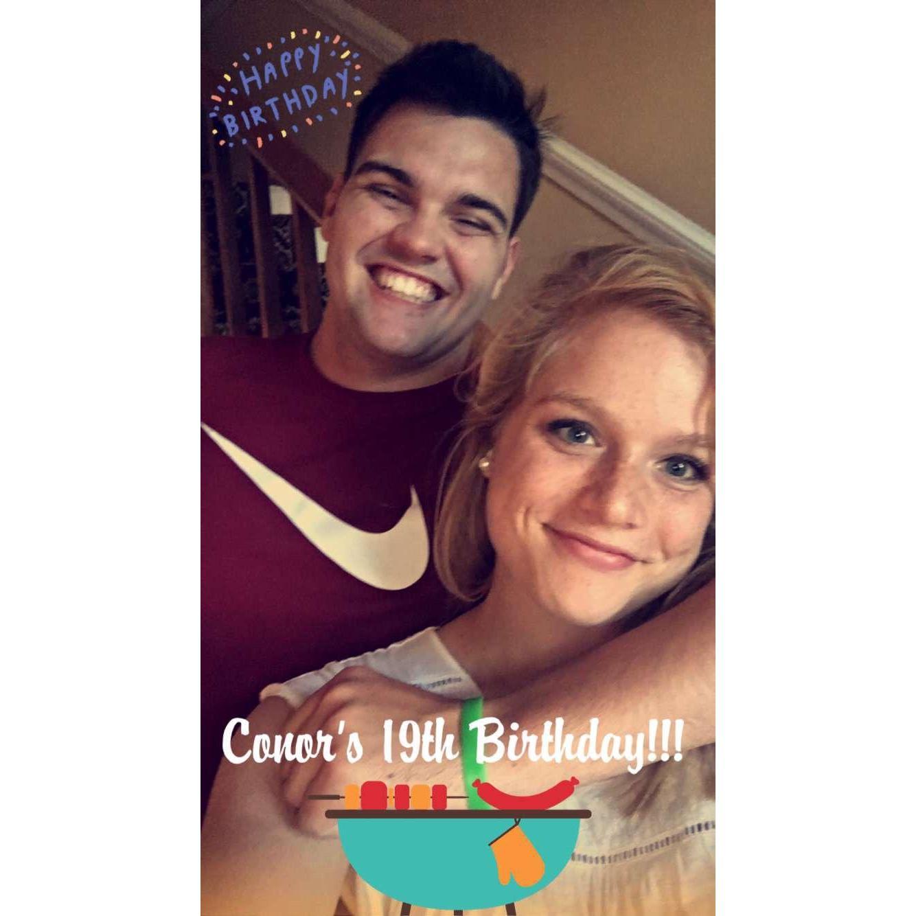 Conor's 19th Birthday