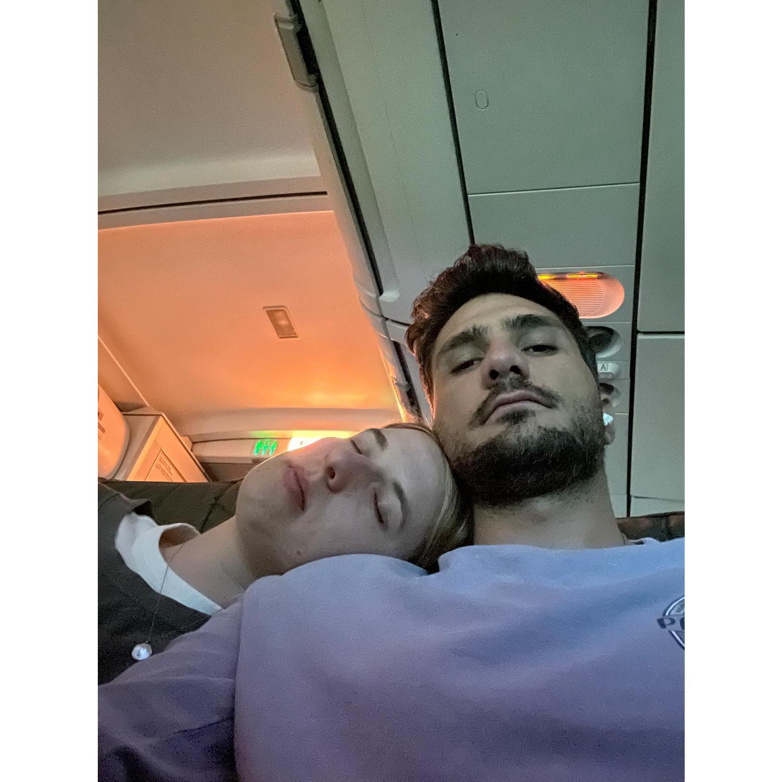 Our 1st flight together!
