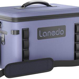34/28-Can Lanedo Soft-Sided Cooler-Collapsible, Waterproof,Use as a Beach Cooler, Soft Ice Bag, Ice Chest, or Travel Cooler for Food Shopping, Camping, Kayaking, Fishing, and Multi-Person Lunch Bag