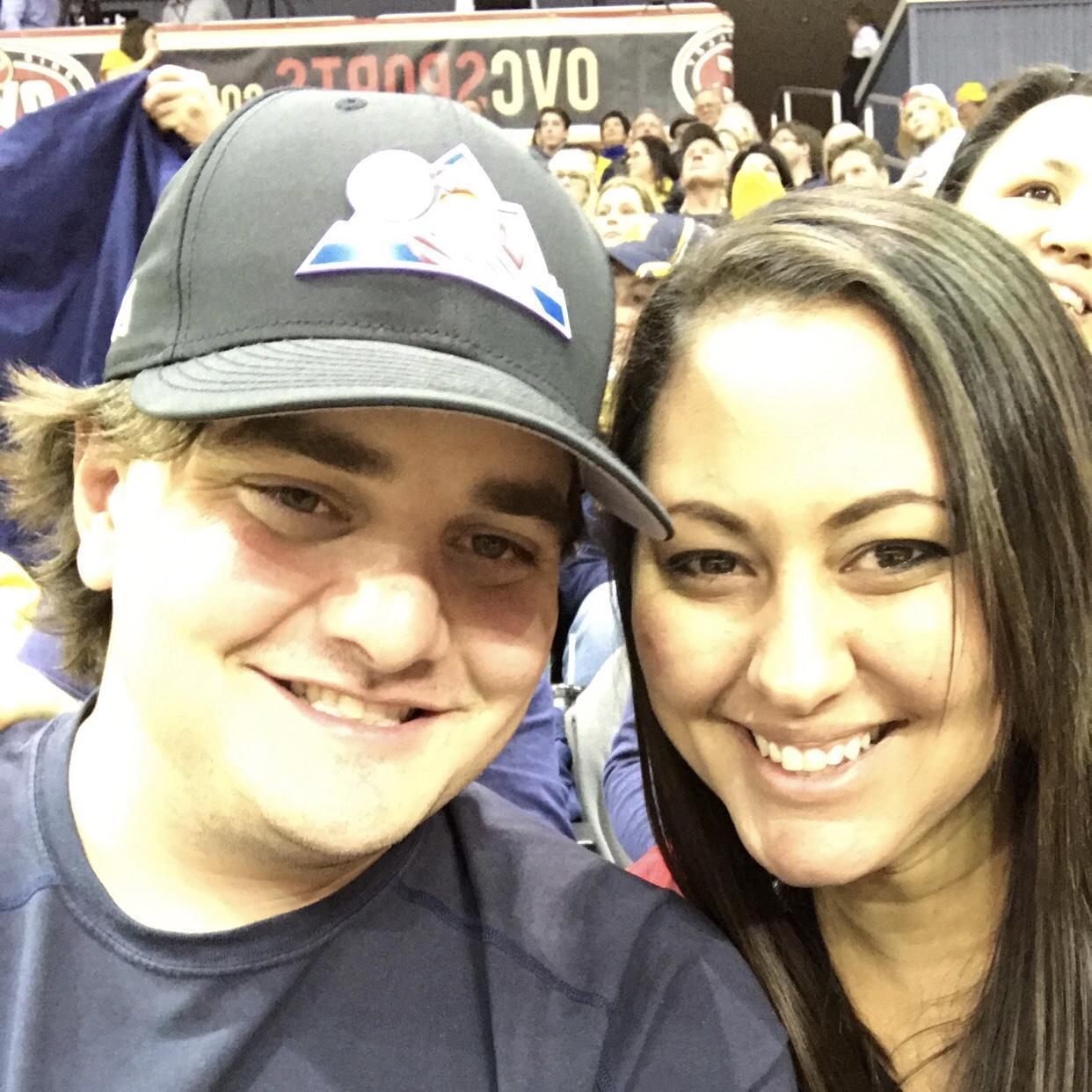 2018 OVC Tournament in Evansville-- Shan and Winston met that night. It was interesting to say the least!