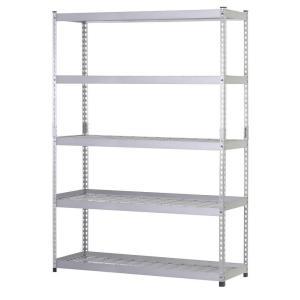 78 in. H x 48 in. W x 24 in. D 5 Shelf Steel Unit