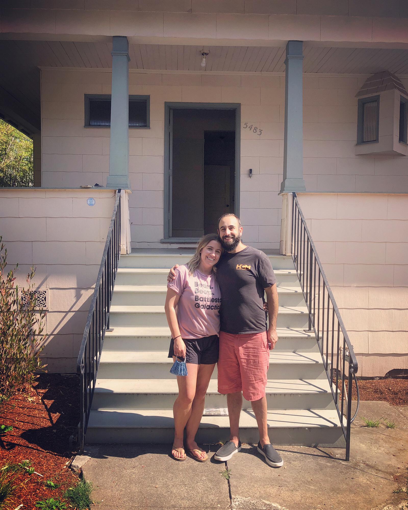 Exhausted but happy. This home became ours July 24, 2020!