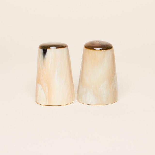 Horn Salt & Pepper Set