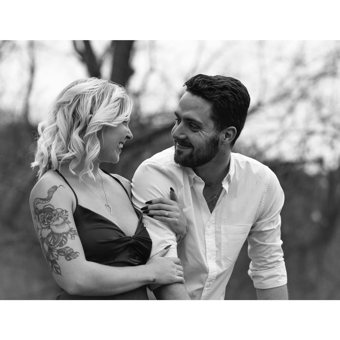 From our engagement shoot with our dear friend Cassidy