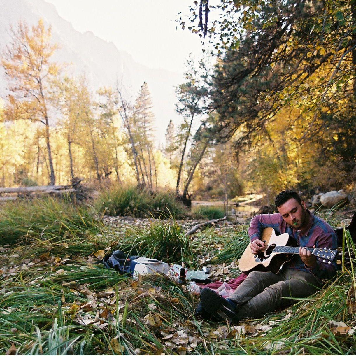 Celebrating our 3 year anniversary with a picnic in Yosemite!