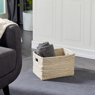 Sea Grass Contemporary Weaved Storage Basket