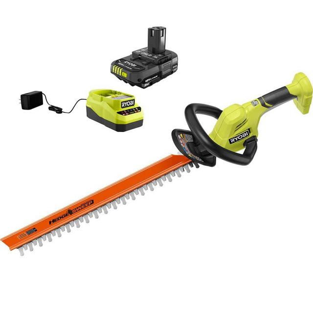 ONE+ 18V 22 in. Lithium-Ion Cordless Hedge Trimmer with 2.0 Ah Battery and Charger