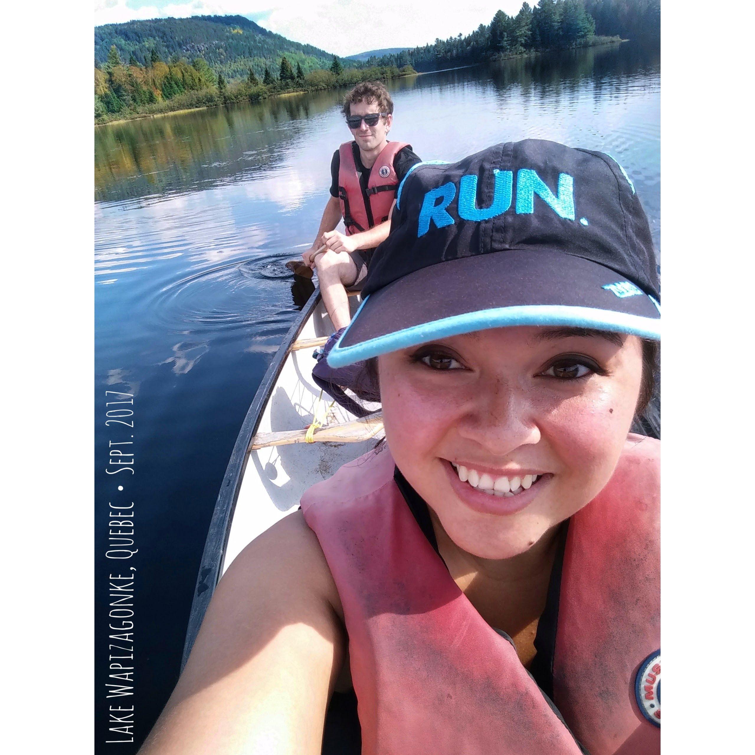 Quebec 2017 - canoeing in Canada